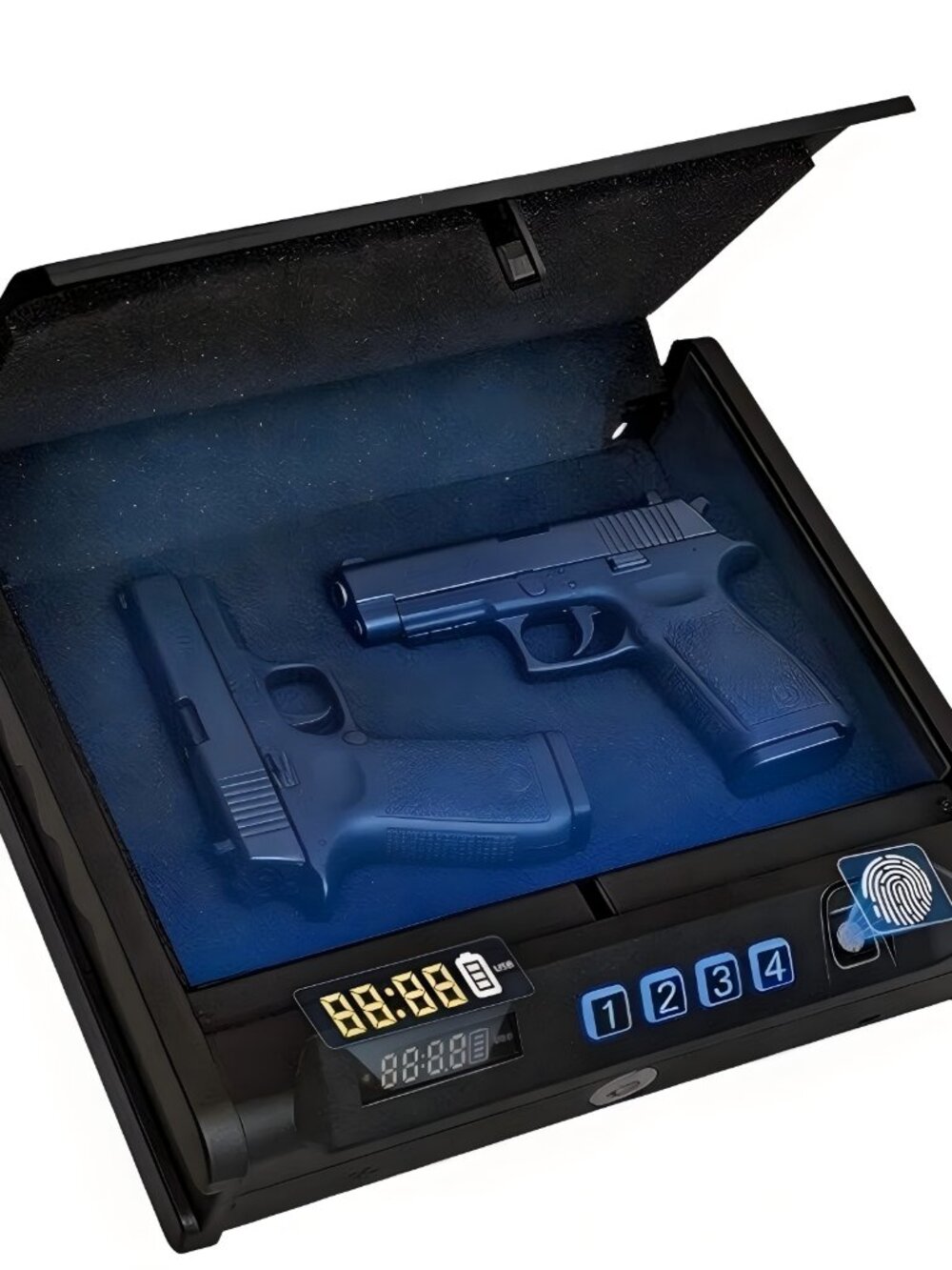 Biometric Quick Access Gun Safe ,3-Ways Unlock Fingerprint Digital PIN Key